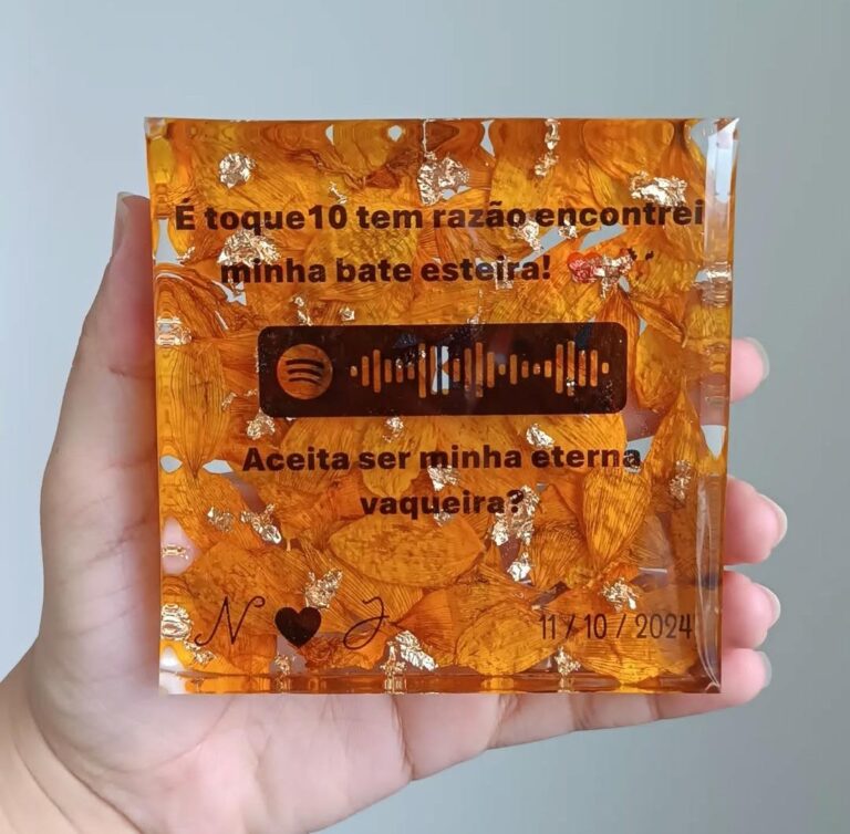 Portfólio Amor e arte em resina