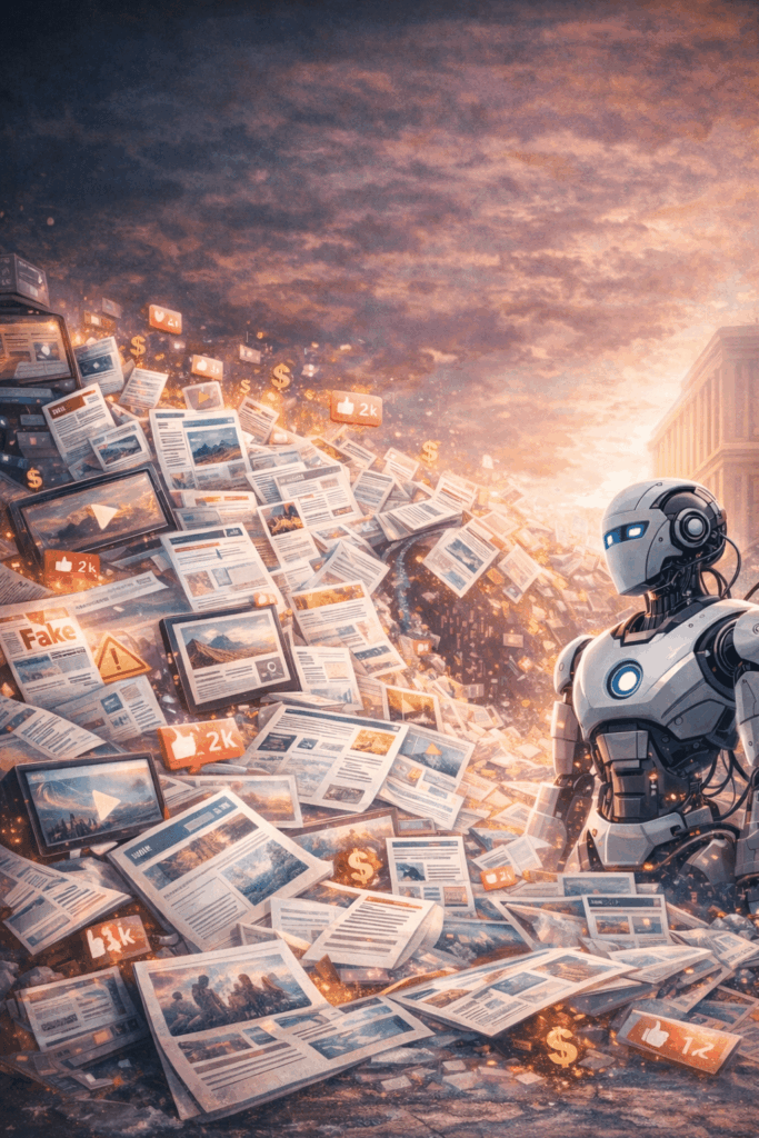 IA Slop: a enxurrada de conteúdo gerado por inteligência artificial que ameaça a qualidade da informação na internet