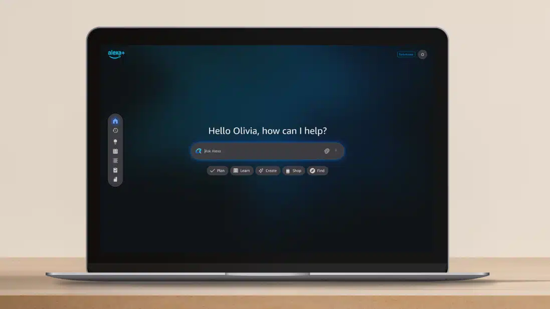 O assistente de IA da Amazon vem para a web com o Alexa.com
