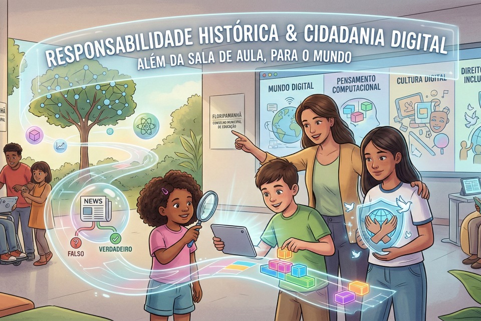 Iniciativa da FloripAmanhã contribui para aprovar Política Municipal de Educação Digital e Midiática em Florianópolis