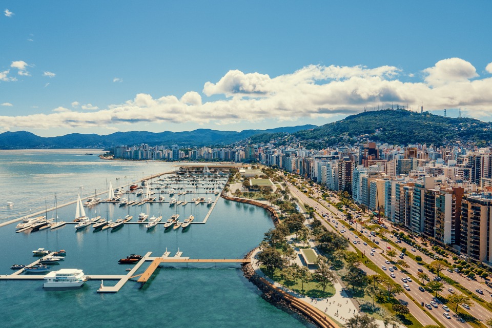 Marina da Beira-Mar Norte tem licença para início da construção em Florianópolis