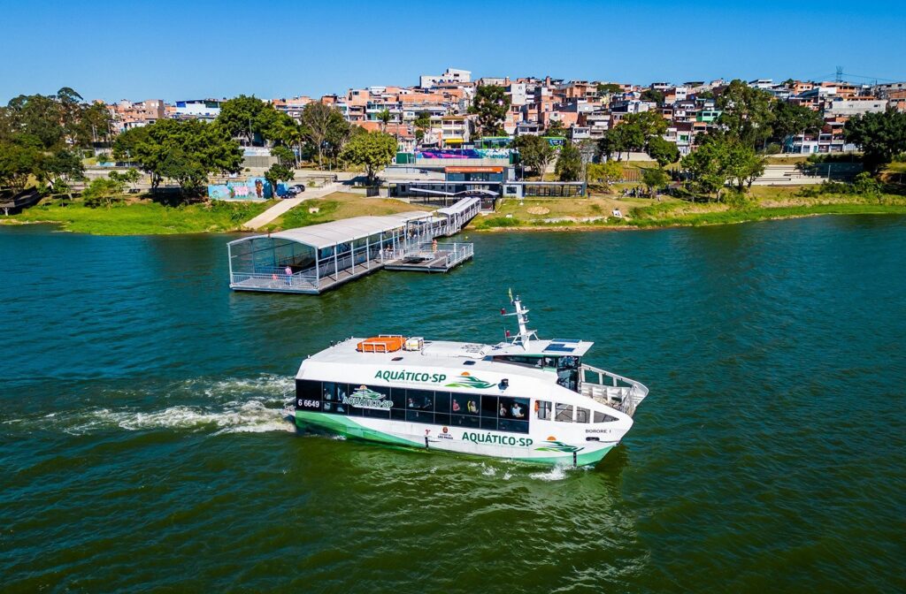 Sistema de transporte Aquático-SP já transportou 1 milhão de passageiros