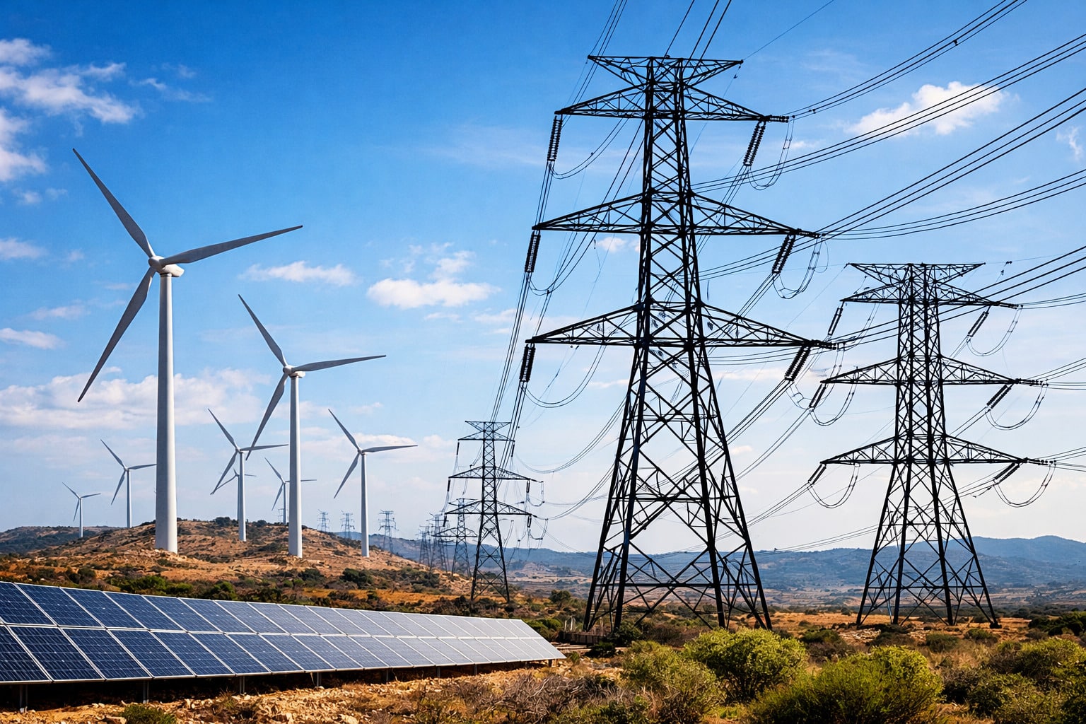 Brasil estuda linhão de R$ 17 bilhões para evitar desperdício de energia eólica e solar