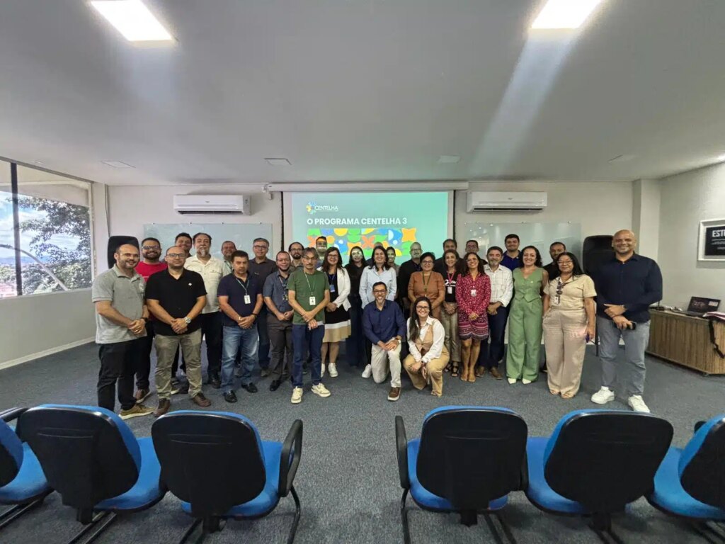 Anúncio do Programa CENTELHA 3 no Auditório da Fundação Parque Tecnológico da Paraiba