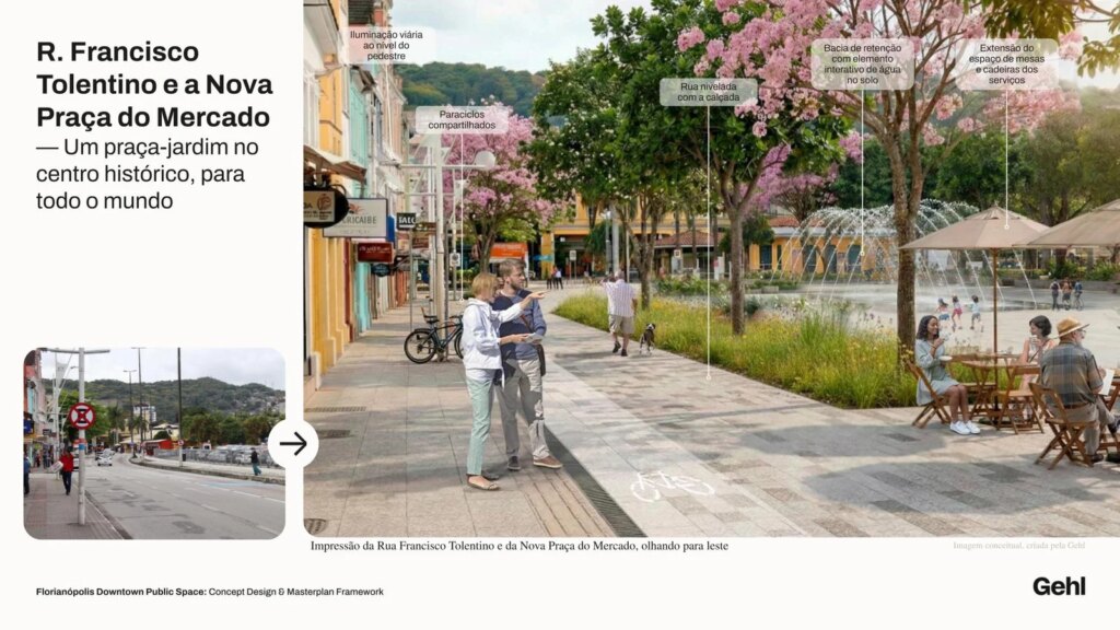 Gehl Architects apresenta estudo de requalificação do centro de Florianópolis