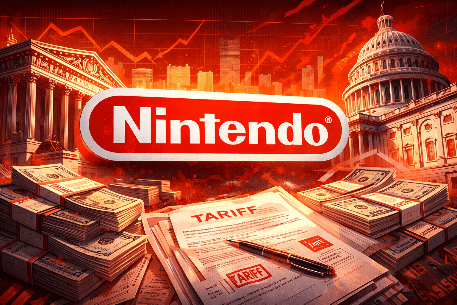 Nintendo processa governo dos EUA e pede reembolso de tarifas bilionárias