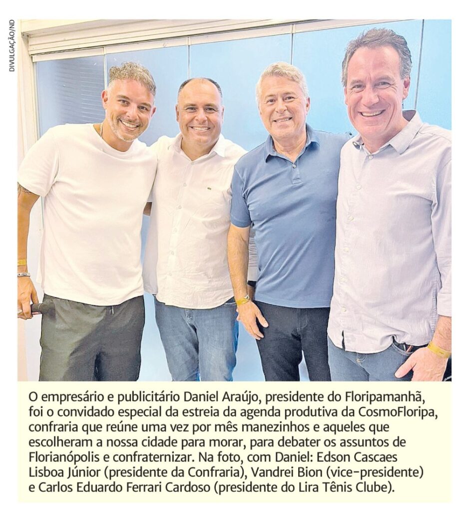 Agenda produtiva da CosmoFloripa - FloripAmanhã