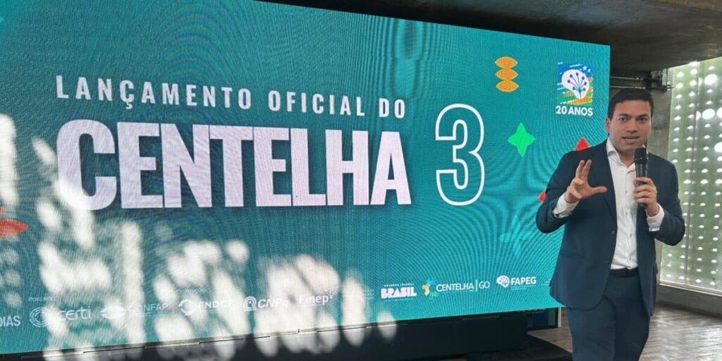 evento de lançamento do centelha 3 em goiás divulgação